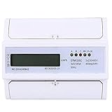 230 / 400V 5-100A Energiezähler mit LCD-Display, Energieverbrauch Digitaler Stromzähler 3-Phasen-KWh-Zähler