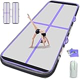 airtrack matte 10cm/20cm hoch 3M/4M/5M/6M Kohlefaser Tumbling Mat Aufblasbare turnmatte Matte air Track gymnastikmatte Yogamatte Camping Trainingsmatte