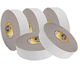 Howies 5X Schlägertape Profi Cloth Hockey Tape weiß 25mm f. Eishockey, je 25 m