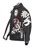 MDM Motorradjacke für Kinder, Bikerjacke, Racing Jacke, (3XL)