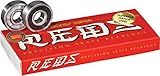 Bones Bearings Unisex – Erwachsene Kugellager Super Reds, silber, 2 x 0.5 x 2
