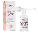 Beauty Glam - Hyaluronic Boost Serum - Gesichtsserum für intensive Feuchtigkeit und glattere Haut - Vegan, silikonfrei, ohne Farbstoffe, ohne Parfum, Made in Germany - 30 ml