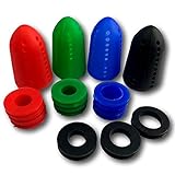 EKNA Shisha Diffusor 4er-Set - Diffusoraufsatz für Shishas aus Silikon - Zerstäuber zur Lautstärkereduktion