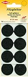 Kleiber Filzgleiter Ø=28mm, selbstklebend, Polyester, schwarz, 2,8 x 2,8 x 0,3 cm