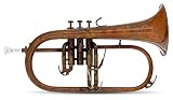 Lechgold FH-60GV Flügelhorn - aus Phosphorbronze - Stimmung: Bb - Schallbecher-Ø: 152 mm - inkl. Leichtkoffer - säurebehandelt und klarlackiert
