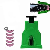 Kettensägenschärfer, Kettensägen schärfgerät mit 5 Schärfsteinen Kit, schärfgerät kette ketten schärfen chainsaw sharpener