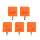 5 stücke Blinkrelais LED DC 12 v 2 Pin Einstellbare Elektronische Flasher Relay Für Motorrad Auto Glühbirne Hyper Blinker