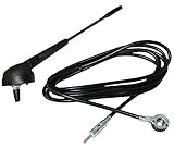 AERZETIX - C17628 - Autoradio antenne - 19 cm für autowagen mit kabel - 2.3m DIN