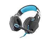 Trust GXT 363 USB Bass Vibration 7.1 Gaming Headset (7.1 Surround Sound, Leistungsstarke 50mm Neodym-Magnet-Treiber, LED-Beleuchtung, geeignet für PC) schwarz