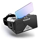 MERGE VR Headset - Augmented Reality und Virtual Reality Headset, edukative Spiele Spielen und 360-Grad-Videos anschauen, Mint-Spielzeug, funktioniert mit iPhone und Android - Mondgrau (Moon Grey)