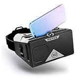 MERGE VR Headset - Augmented Reality und Virtual Reality Headset, edukative Spiele Spielen und 360-Grad-Videos anschauen, Mint-Spielzeug, funktioniert mit iPhone und Android - Mondgrau (Moon Grey)