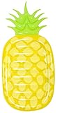 Jilong Pineapple Mat - XL Poolmatratze Ananas Luftmatratze aufblasbare Wassermatratze 190 x 87 cm