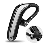 Micool Bluetooth Headset Handy V5.0, Kopfhörer Noise Cancelling,Wasserdicht IPX7, Bluetooth für Handy, Bluetooth Hörmuschel kompatibel mit iOS und Android