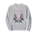 Vintage Roller Girl Skates Rollerskates Rollerskating Sweatshirt