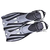 MagiDeal Schwimmflossen verstellbar Taucherflossen Freizeit Trainingsflossen