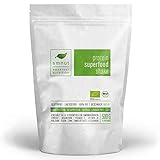 Bio Vegan Protein Shake NATUR 500g | Hanf- und Reisprotein mit Superfoods | Ohne Zusätze, Laktosefrei und Glutenfrei | Stärkt das Immunsystem | Mit Quinoa, Goji-Beeren und Cranberry