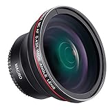 Neewer 58mm 0,43X HD Weitwinkelobjektiv mit Makro Nahaufnahme Portion Linse für Canon EOS 700D 650D 600D 550D 500D 450D 400D 350D 100D DSLR Kameras