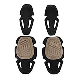 Leezo 4 Teile/Satz Airsoft Jagd Schutzausrüstung Knieschützer Ellbogenschützer Paintball Skate Roller Knieschoner Sport Sicherheit Schutz, Kampf Knieschoner Sicherheit Schutz
