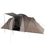 Portal Beta 6 Vis-A-Vis Campingzelt Tunnelzelt wasserdichtes Familienzelt 4000mm Wassersäule