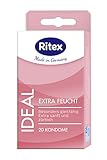 Ritex IDEAL Kondome, Extra feucht, extra Gleitmittel, 20 Stück, Made in Germany