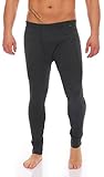 stylenmore Herren Thermo-Unterhose Lang Eingriff Komfortbund Innenfleece Winter Kälteschutz Wintersport Wandern Arbeitskleidung angeraut wärmend M-4XL Anthrazit Dunkelblau Grau (XL (Tag 7), anthrazit)