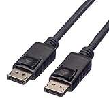 ROLINE DisplayPort Kabel | DP M/M v.1.2 | LSOH klassifiziert | Schwarz 2 m