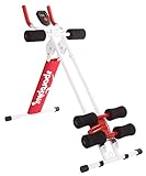 SportPlus Bauchtrainer, klappbarer Bauchmuskeltrainer, Verschiedene Schwierigkeitsstufen, effektives Bauchmuskeltraining, Nutzergewicht bis 100kg, Sicherheit geprüft, SP-ALB-011-R