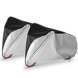 LIHAO 2X Fahrradgarage Wasserdicht 190T Fahrradabdeckung Fahrradschutzhülle