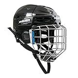 Bauer Ims 5.0 Helm Combo Senior schwarz