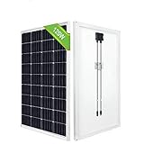 ECO-WORTHY 120W 12V Solarpanel hocheffiziente monokristalline Solarmodule 0,48 kWh/Tag für Haushalt Ideale Solarzelle zum Aufladen von 12V Batterien für Poolheizung Wohnmobile Camperanlage Boot