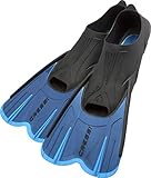 Cressi Agua Short Flossen Kurze Schnorchel- und Schwimmflossen, Blau, 41/42
