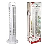 Abkühlung gefällig? Turmventilator Standventilator Ventilator Oszillierend Klimagerät Luftkühler 3-Stufen Oszillation 3-Stufen Geschwindigkeit Farbe Weiß