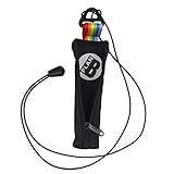 Plan B E-Zigarette Tasche Myblu Pride (12 x 2.80 cm) mit 100 cm Schnur mit Reißverschluss Schwarz