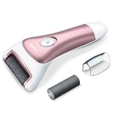 Beurer MP 55 elektrischer Hornhautentferner, mit Hornhautraspel, 2 Schleifaufsätzen, LED-Licht, inklusive Reinigungspinsel, zur umfassenden Fußpflege