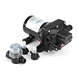 Greensen Wasserpumpe 12 V DC Selbstansaugende Wasserpumpe Auto Luftkompressor Luftkompressor RV-Wasserpumpe Umweltfreundlich Reifenfüller Pumpe für Air Horn Train Truck RV Reifen