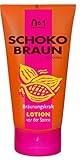 Joveka Schokobraun Lotion mit echtem Kakao, Bräunungsintensivierer, 150 ml, 1-er Pack