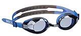 Beco Arica Mehrfarbige Universal-Schwimmbrille Mit Sicherem Halt Durch Breites Geteiltes Kopfband, Blau/Grau, M