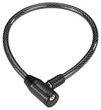 CITADEL Zylinderseilschloss CS 30.60, 12 mm,schwarz,60 cm