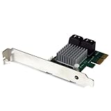 StarTech.com 4 Port SATA III RAID Controller PCI Express Schnittstellenkarte - PCIe Serial-ATA Controller Adapter - HyperDuo SSD Tiering