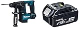 Makita Akku-Bohrhammer (ohne Akku/Ladegerät, 480 W, 18 V) DHR171Z + Makita Werkzeugakkus-196672-8 Li, (18,0 V/5,0 Ah), BL1850
