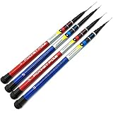 Mad Dam PTS Pocket Pole Stipprute 3m und 4m - Reise Teleskoprute Stippe - Stip Reiserute (Blau, 4m (Transportlänge: 44,5cm))