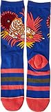 Stance Tiger Belly Crew Socken in Kobaltblau