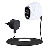 Wetterfest Netzteil Adapter und 8m Kabel für Arlo Sicherheitskamera Smart Home Sicherheitssystem Zubehör (Schwarz)