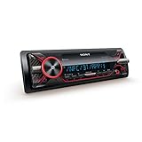 Sony DSX-A416BT Autoradio mit Dual Bluetooth, NFC, USB & AUX Anschluss, 35.000 Farben (vario color), Freisprechen und Mikrofon