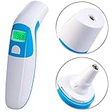 newgen medicals Fieberthermometer: Medizinisches 3in1-Infrarot-Thermometer für Ohr, Stirn und Luft (Stirn Fieberthermometer)