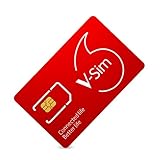 Vodafone V-SIM (smarte SIM-Karte, ideal für GPS-Tracker, LTE Sicherheitskameras, Wildkameras, usw.) 3 Monate kostenfrei