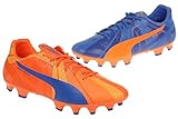 Puma Fußballschuhe evoSPEED 4 H2H FG Fußball Herren orange blau, Schuhgröße:EUR 44