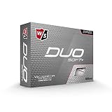 Wilson Staff Duo Soft + Golfball, Herren, Duo Soft +, weiß