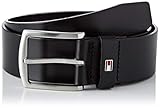 Tommy Hilfiger Herren NEW DENTON BELT Gürtel, Schwarz (BLACK 090), 90