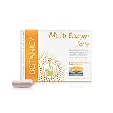 MULTI ENZYM FORTE mit Digezyme, einzigartiger Multienzymkomplex mit Verdauungsenzypmen Amylase, Protease, Lactase, Lipase und Cellulase, bei leichter Laktose-Unverträglichkeit (60 Kapseln, Monatspack)